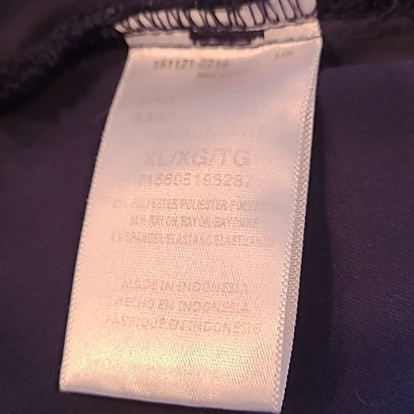 SAPPHIRE Navy Blue Scrub Set, Top XL And Pants Large Petite - Picture 8 of 16